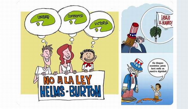 Helms-Burton collage
