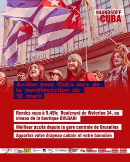Cuba Manifestation syndicale 12 03 26
